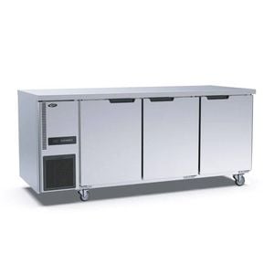 Thermaster Stainless Steel Triple Door Workbench Freezer  - Under Bench Freezers (tl1800bt-3d)