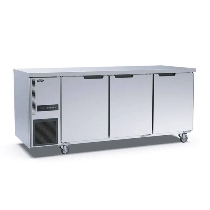Thermaster Stainless Steel Triple Door Workbench Freezer  - Under Bench Freezers (tl1800bt-3d)