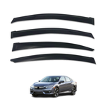 AUSGO Weather Shields for Honda Civic Sedan 2012-2016 Weathershields Window Visors Wind Deflectors