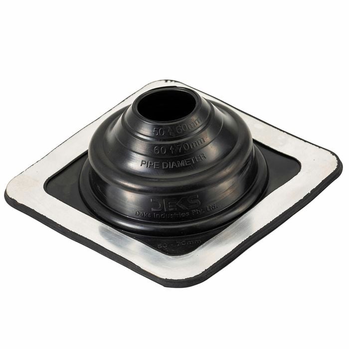 Deks 50 - 70mm Black Dektite Premium Roof Flashing