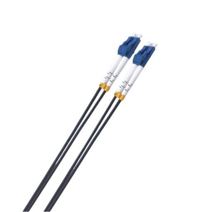 8ware Fibre Upc Lc-lc Single Mode Os2 Dual-core Optic Duplex Armored Low Smoke Zero Halogen (lszh) Cable Black 7m