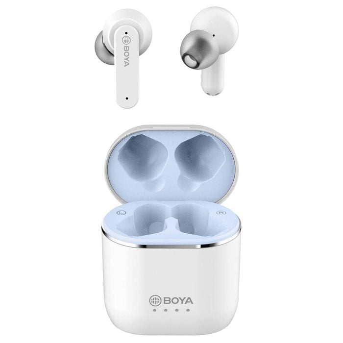BOYA BY-AP4 True Wireless Semi-In-Ear Earbuds - White