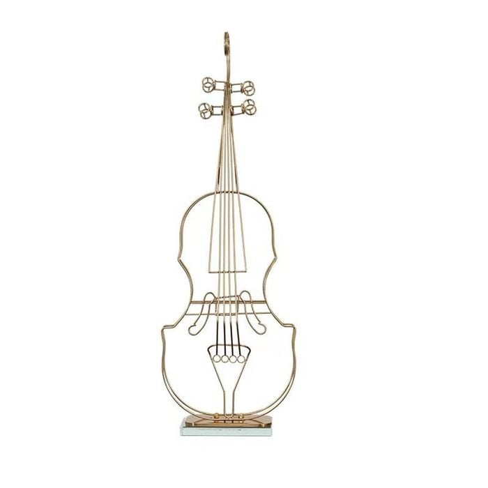 Anydeco 64cm Violin Sculpture Instrument Tabletop Home Decor