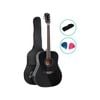 Alpha Acoustic Guitar 41in - Black