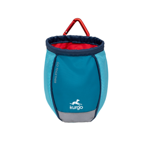 Kurgo Go Stuff It Treat Dog Bag - Coastal Blue
