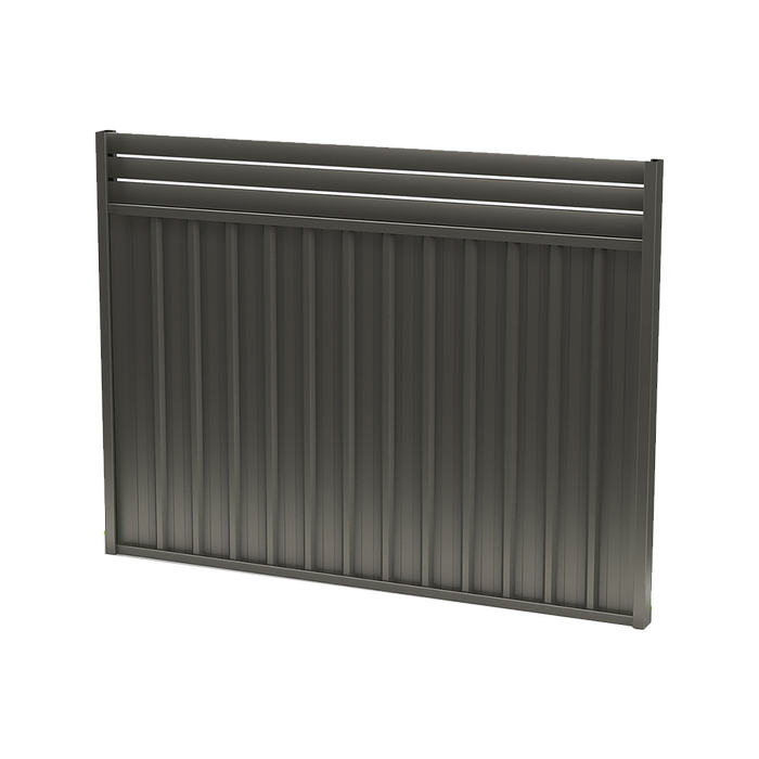 Sector Panel Fencing 1.5/0.3m Slate Grey Borderline Fence Panel
