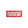 Red Rosie Sheer Organza Glitter Table Runner 40 x 90 cm Red