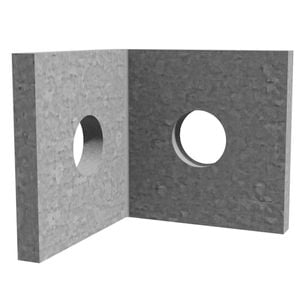 Dunnings 40 x 40 x 40 x 5mm M12 Galvanised Angle Bracket