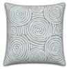 Mojo 45cm Warlu Beige Circles Cushion Cover With Pipe