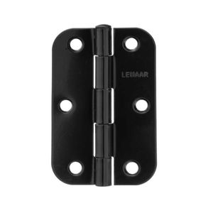 Lemaar 89 x 58mm Black Pre-Hung Hinge