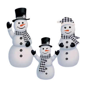 Lifebay 2D Christmas Snowman Yard Decoration Set