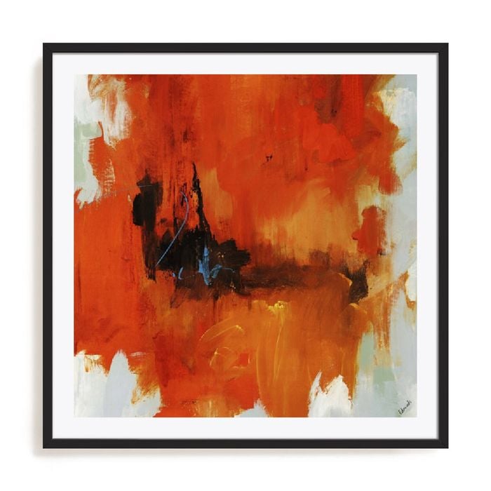 Artey | Red Tail I - Framed Print - Black Frame - 50 x 50cm