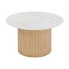 Modern Furniture BLANCHE Coffee Table 90cm - Terrazzo Stone