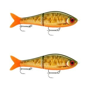 2x Rapala Super Shadow Rap Glide 11cm Jointed Swimbait Lures - Scaled Roach