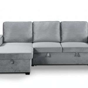 Enkel Pull Out Sofa Bed - Grey