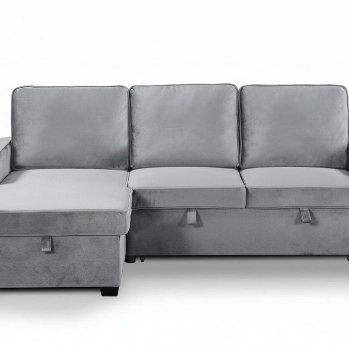 Enkel Pull Out Sofa Bed - Grey