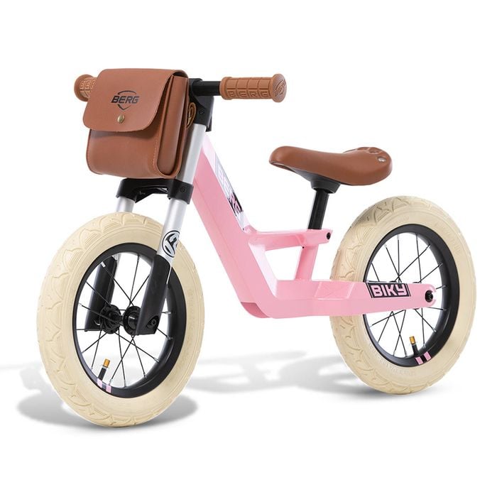 Berg Biky Retro Push Balance Bike for Kids – Pink, Age 2-5
