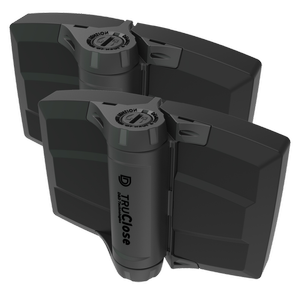 D&D Technologies TruClose MultiAdjust Hinges for Wood Black
