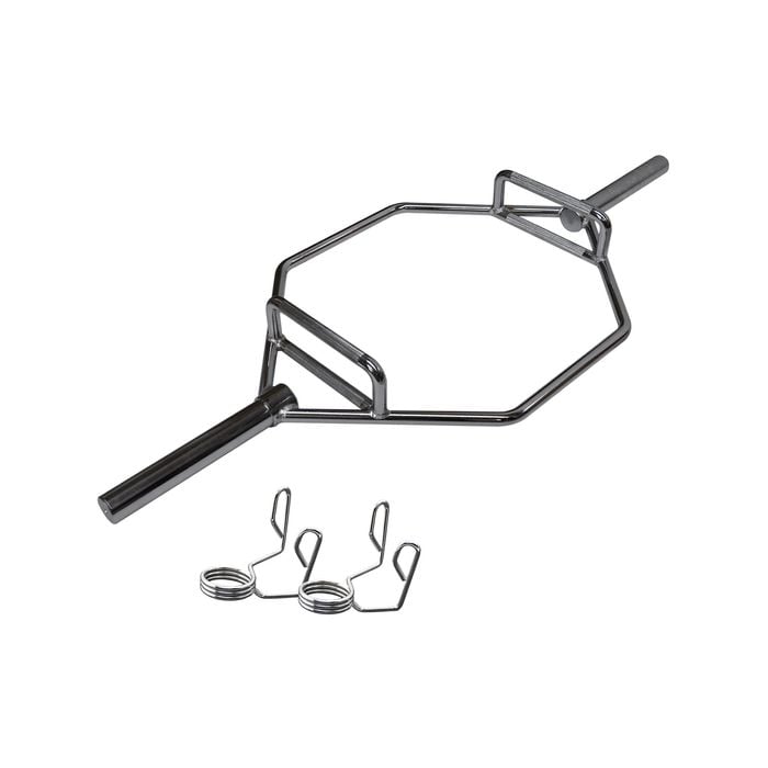 150cm - 24kg Chrome Olympic Shrug Deadlift Barbell Bar