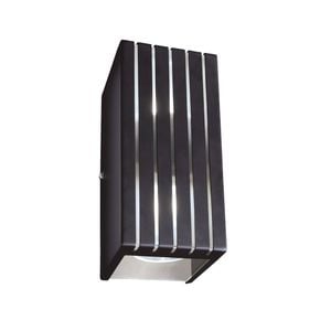 Brilliant Black Orelia Up / Down Ambient Wall Light