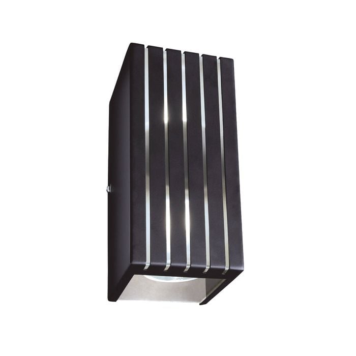Brilliant Black Orelia Up / Down Ambient Wall Light