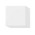 8Pcs 600*600*12mm Soundproof Panels Acoustic Panel Sound Absorbing Wall Ceiling Board - White