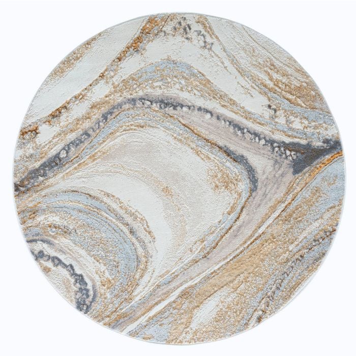 Avani Marble Rug Sand - 160 X 160 Cm