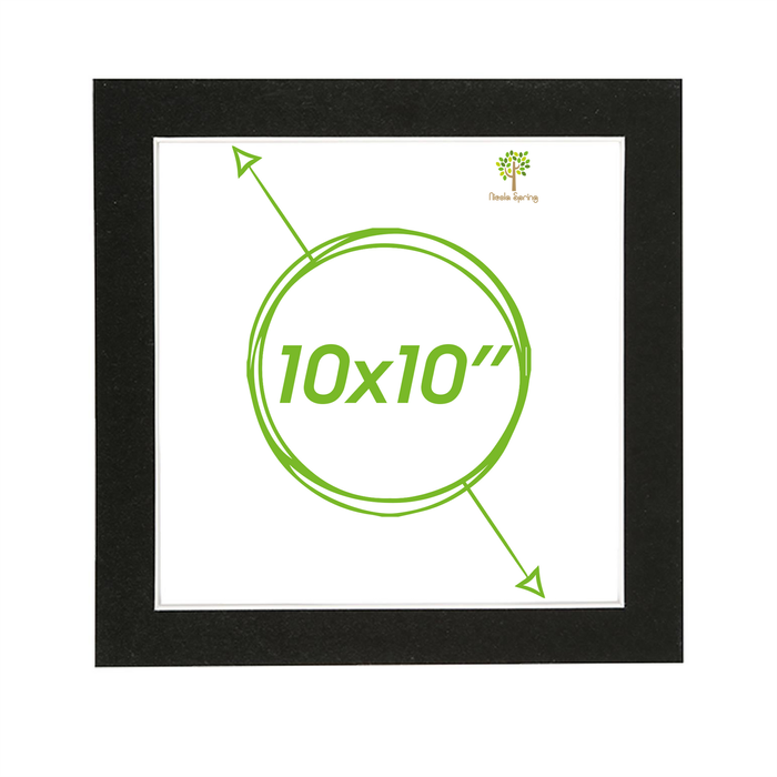 Picture Photo Mount - To Fit Frame Size 10 X 10" For Image Size 8 X 8"