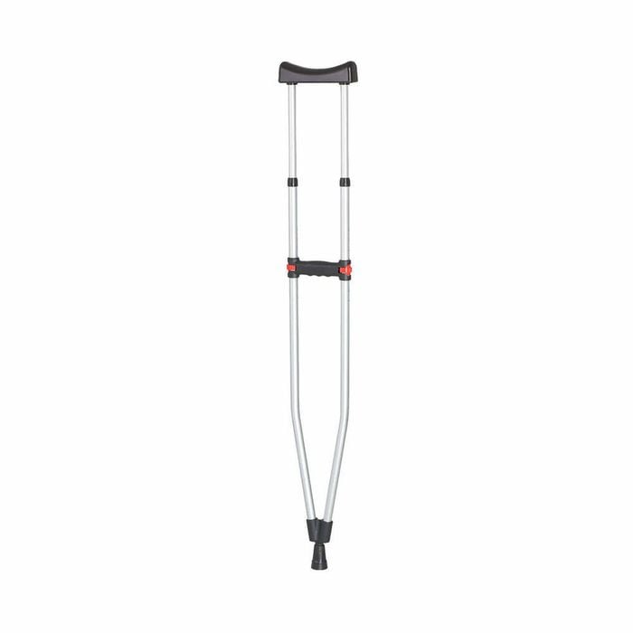 Premium Underarm Crutches Pair - Lightweight & Adjustable Support - Adult