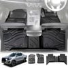 3D All Weather Car Floor Mat Carpet Liner Complete Set for Toyota Hilux Dual Cab Auto 2016-2025
