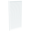 ProtectorAl 300-1000W X 1001-2000H Pearl White Aluminium Welded Louver Panel Horizontal 5mm overlap