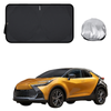 Front Windscreen Sun Shade for Toyota C-HR 2024 - Current Koba - Standard 150 x 85 cm - Black