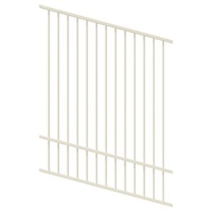 ProtectorAl 350 - 1200 x 1500mm Surfmist Raked Up to 15º Flat Top Pool Fence Panel