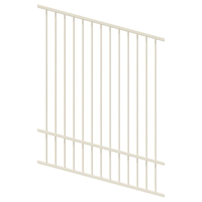 ProtectorAl 350 - 1200 x 1500mm Surfmist Raked Up to 15º Flat Top Pool Fence Panel