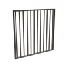 ProtectorAl 800 - 1200 x 1200mm Black Aluminium Flat Top Pool Gate With Square Pickets
