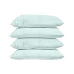 Pieridae Plain Dyed Standard Pillowcase 4 Pack Sea Foam