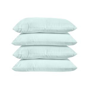 Pieridae Plain Dyed Standard Pillowcase 4 Pack Sea Foam