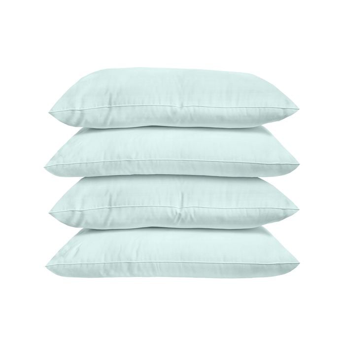Pieridae Plain Dyed Standard Pillowcase 4 Pack Sea Foam