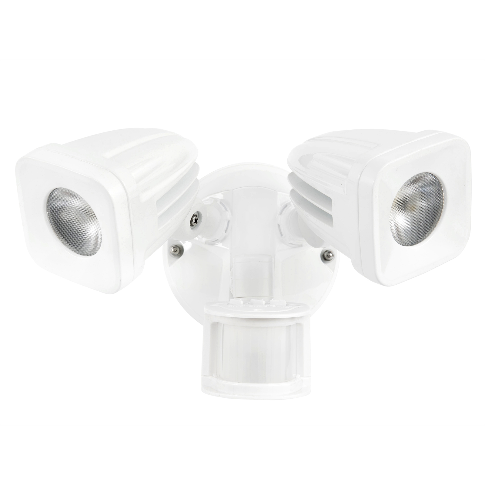 Brilliant Lighting 240V LED White Defender Twin Security Light With Sensor product image