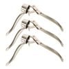 3PK Urban Kitchen Zinc Alloy Garlic Press 15cm Efficient & Sturdy Kitchen Tool