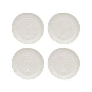 4PK Ecology Ottawa Calico Stoneware Side Serving Plate 21cm