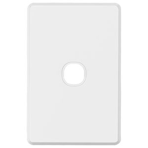 Deta White S-Line Series 1 Aperture Wall Plate