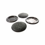 Surface Gard 78mm Round Carpet Based Castor Cups - 4 Pack