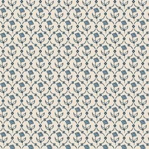Wallpaper Trader Elena Wallpaper Roll 10.05m X 53cm, Blue