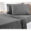 Bloomington Premium Collection 300TC Pure Cotton Sheet Set 50cm Mega Wall Queen Grey