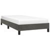 vidaXL Bed Frame Slatted Bed Base Dark Grey 106x203 cm King Single Size Velvet