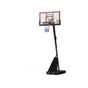 Everfit 3.05M Basketball Hoop Stand System Ring Portable Net Height Adjustable Red