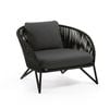 Branzie black armchair