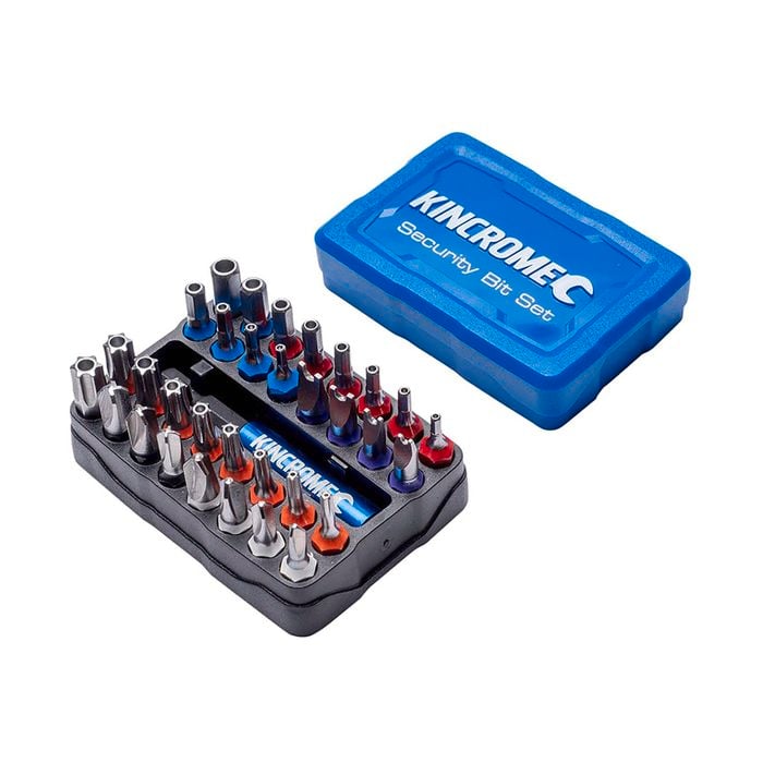 Kincrome 33 Piece 1/4" Hex Drive Security Bit And Holder Set