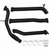 Ignite Exhausts Turbo Back For Mazda Bt50 3.2l 3" No Cat With Diff Pipe Black Aluminised Steel